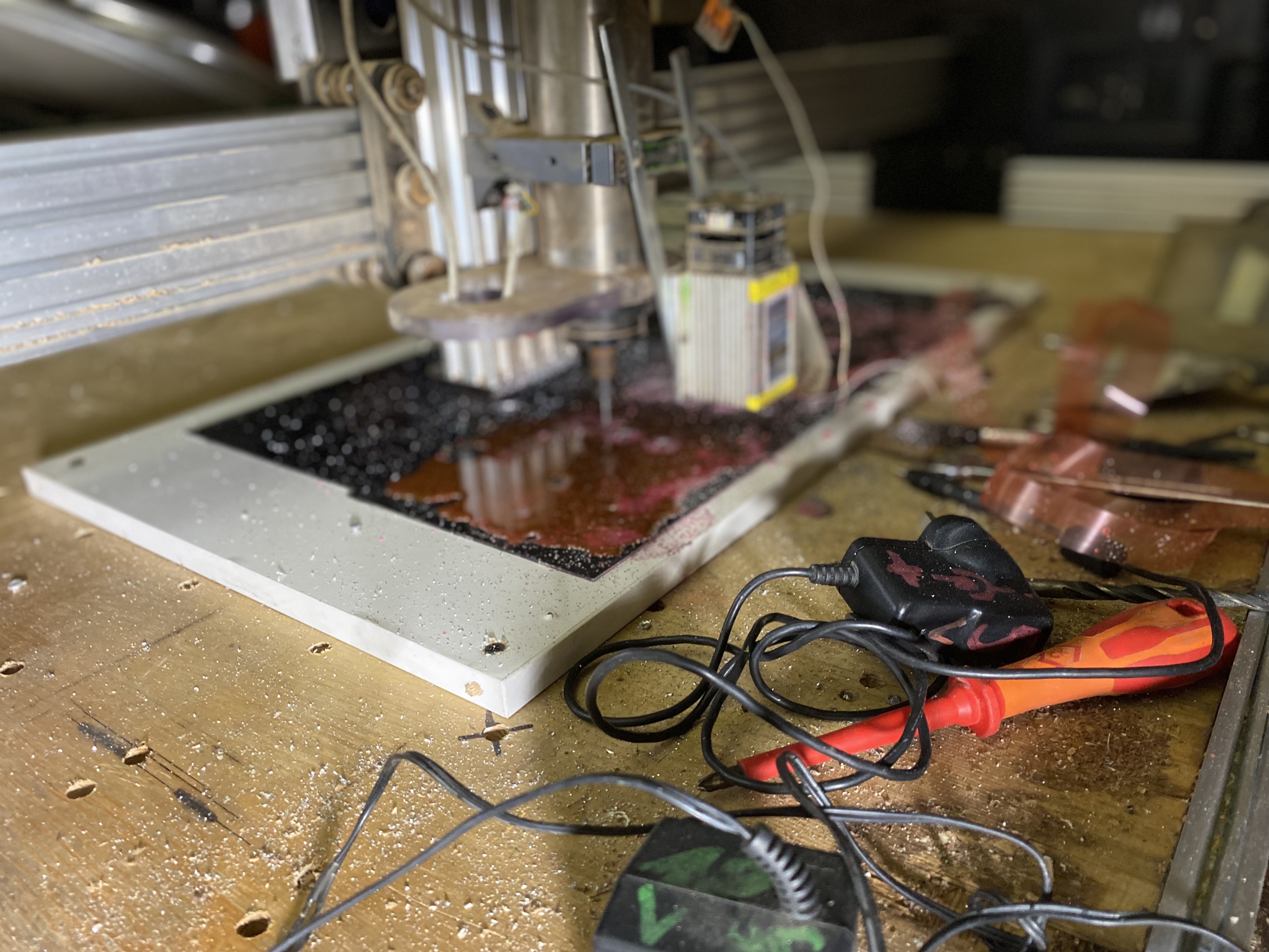 Studio-electronics repair and restoration at the Logarhythm workshop, Tottenham