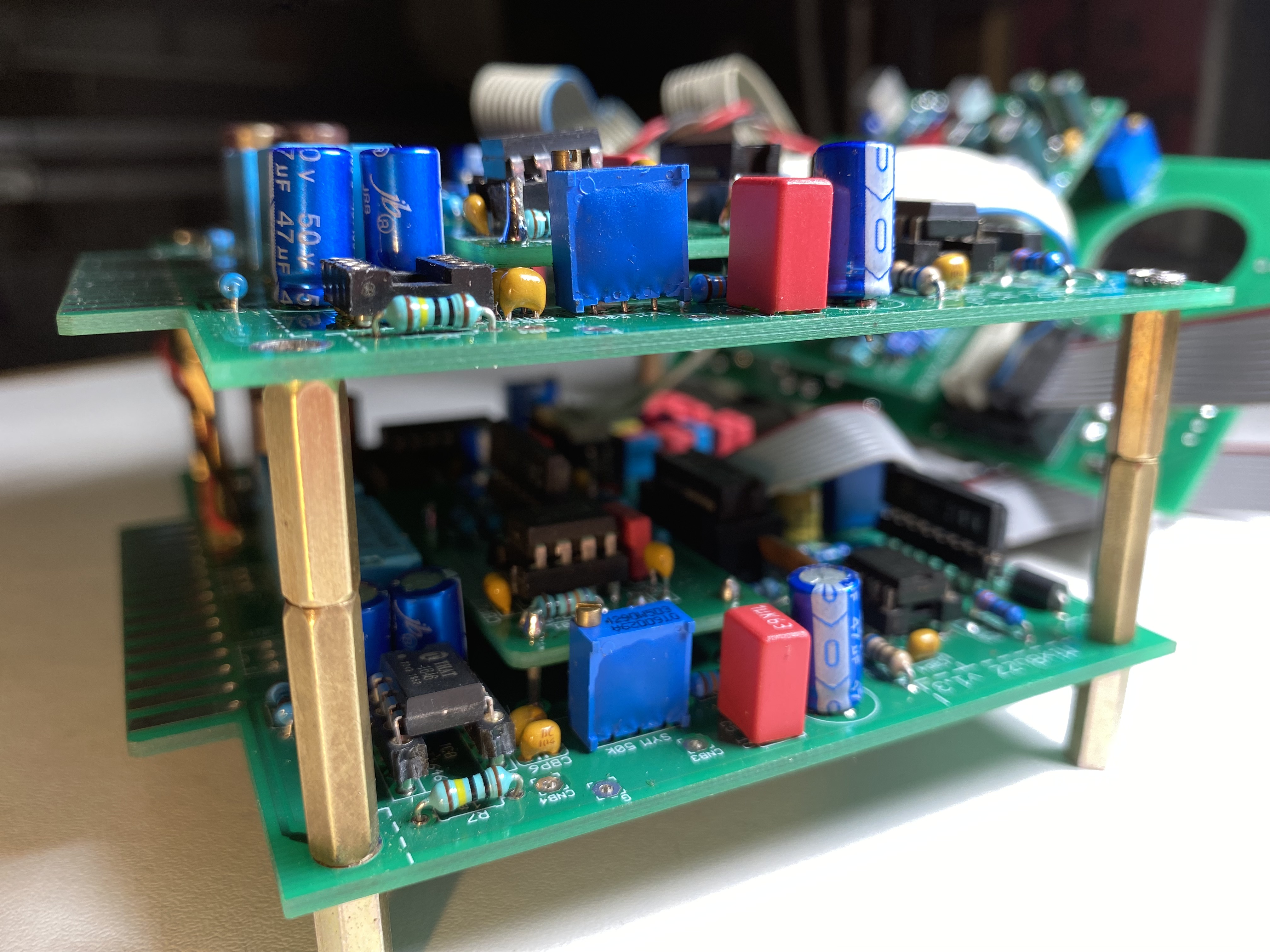 Studio-electronics repair and restoration at the Logarhythm workshop, Tottenham